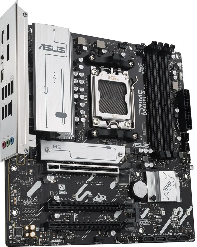 Pllakë amë ASUS PRIME B840M-A-CSM, Socket AM5, micro ATX, Gri