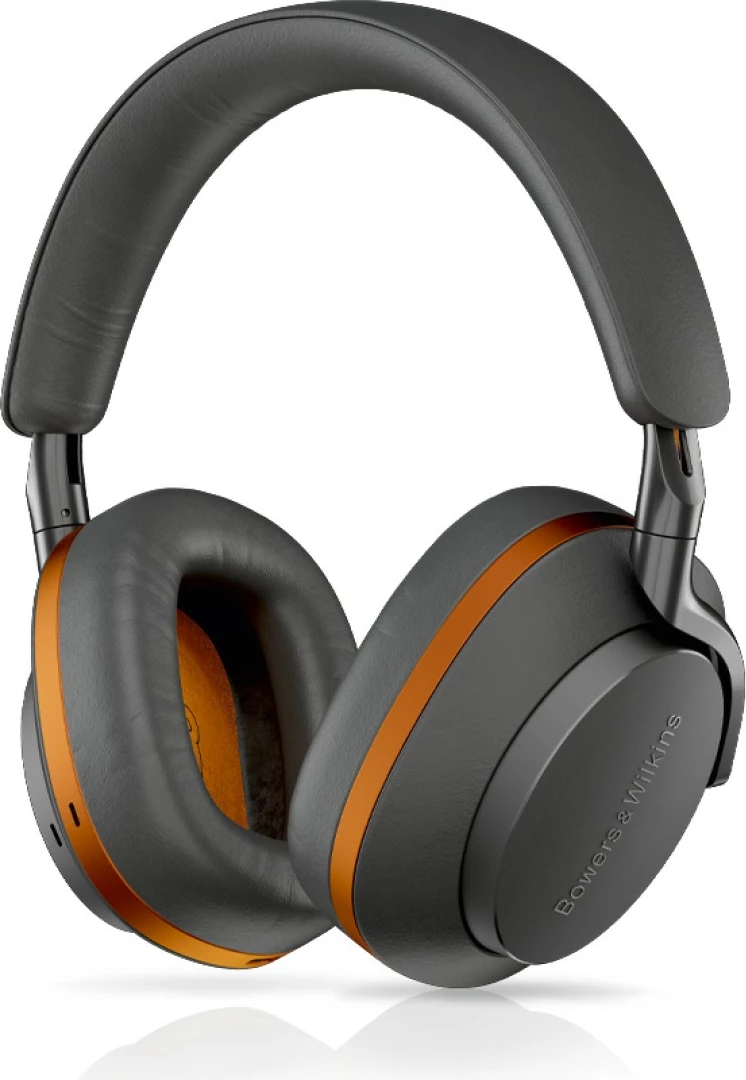 Kufje Bowers-Wilkins PX8 McLaren Edition, wireless, noise canceling, 30 orë, gri/portokalli