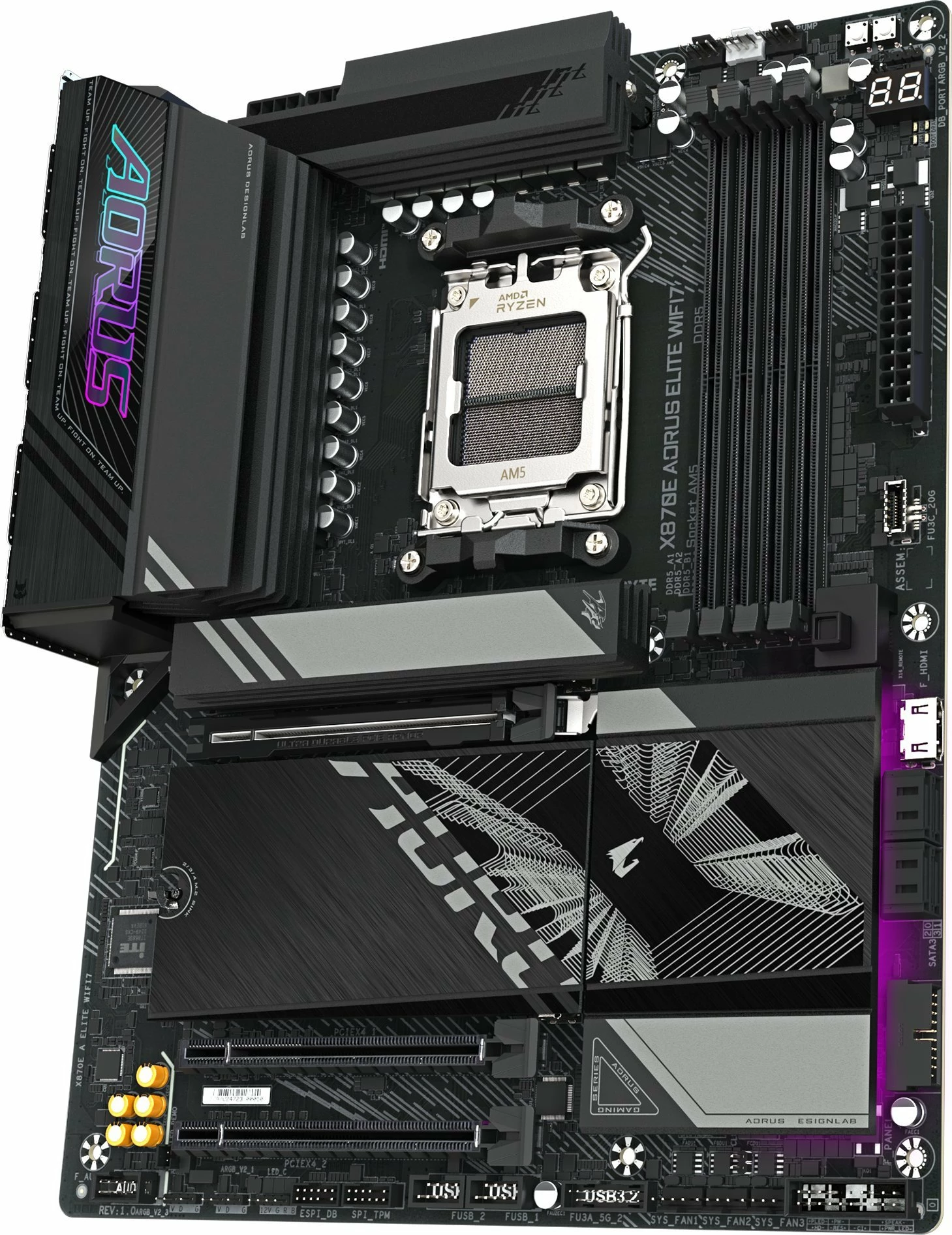 Pllakë amë Gigabyte X870E AORUS ELITE WIFI7 AM5 ATX DDR5
