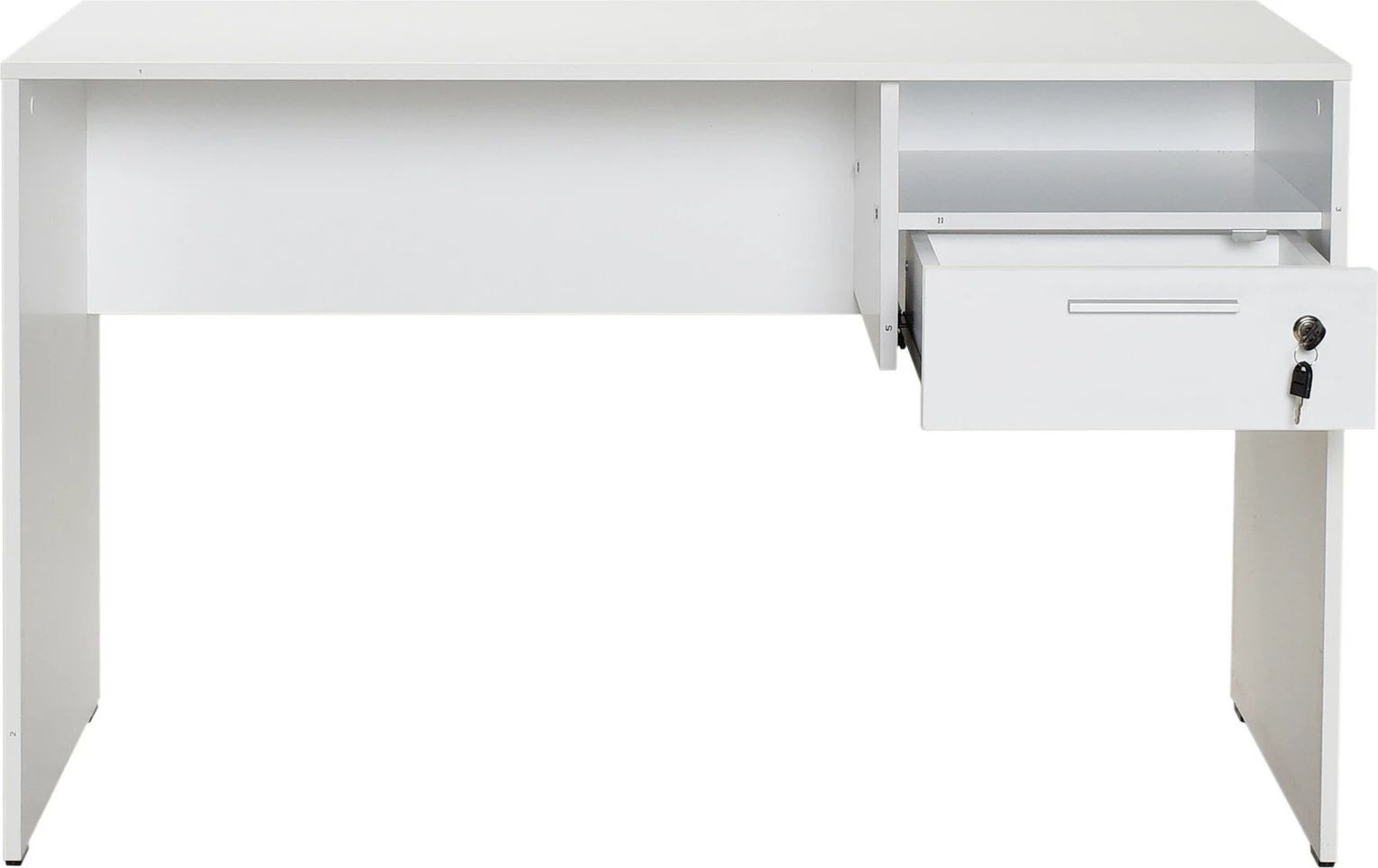 Tavolinë studimi Hanah Home, e bardhë, Cms-510-Dd-1