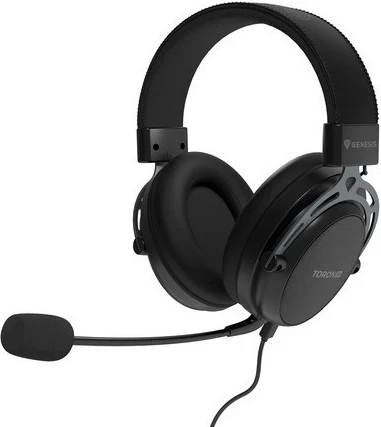 Kufje për lojëra Genesis Toron 301, të zeza