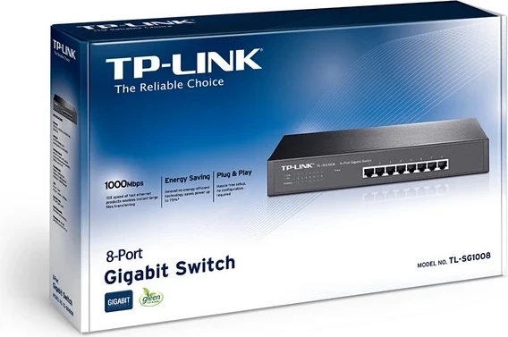 Switch TP-Link TL-SG1008, 8x porte LAN, i zi 
