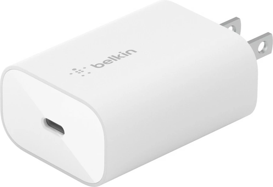 Karikues USB-C Belkin WCA004VF1MWH-B6, 25W, Bardhë