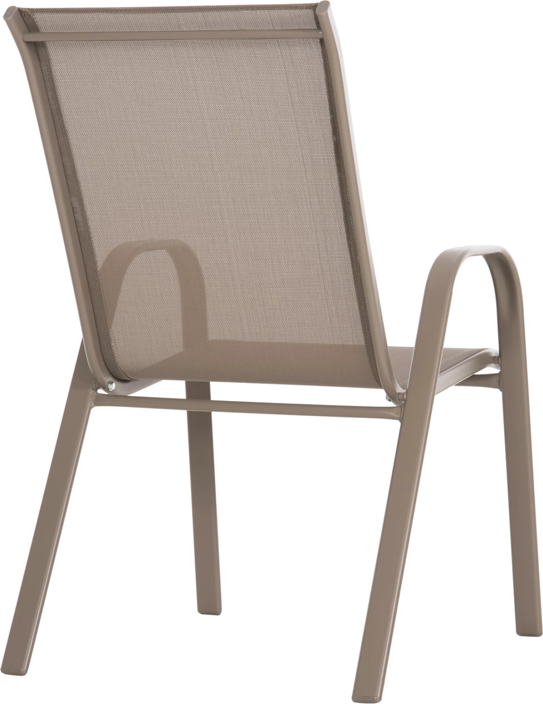 Karrige e jashtme LEON FH5000.04 kornizë metali ngjyrë shampanjë - tekstilene ngjyrë shampanjë 54x70x93H cm