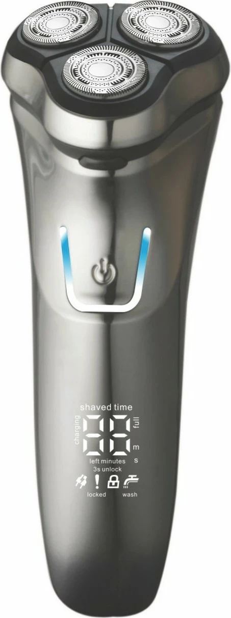 Makinë rroje Camry CR 2925, wireless dhe me kabllo, ekran LCD, IPX6, argjendtë