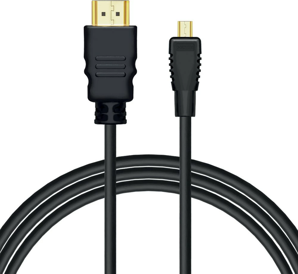 Kabllo HDMI Savio CL-40/M, 2m, HDMI (M) në micro HDMI (M), e zezë
