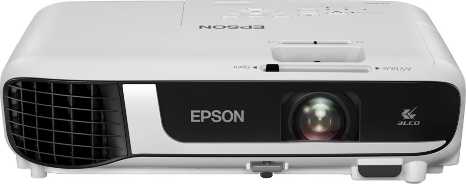 Projektor Epson EB-W51, 4000 ANSI lumens, 3LCD, WXGA (1280x800), 16000:1, 16:10, 838.2 - 8128 mm (33 - 320")