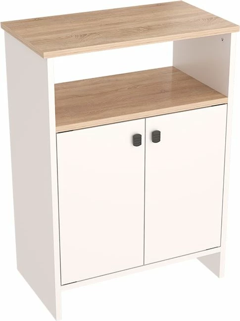 Dollap multifunksional Hanah Home, ngjyrë sonomo-bardhë