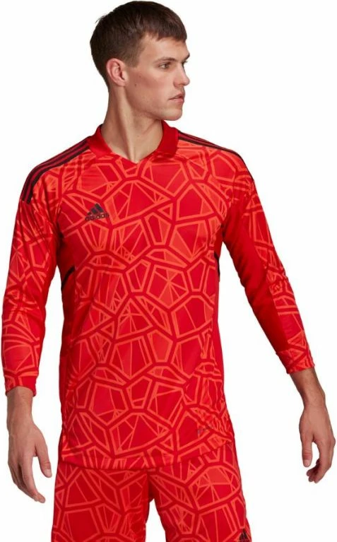 Fanellë portieri adidas Condivo 22 me mëngë të gjata për meshkuj, e kuqe