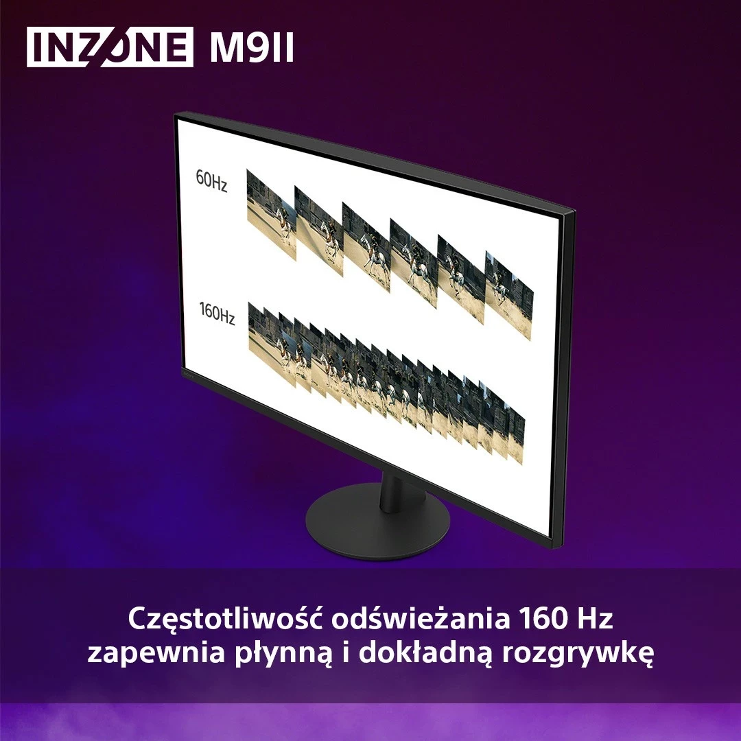 Monitor Sony INZONE M9II, 27", 4K, IPS, 160Hz, HDR, e zezë