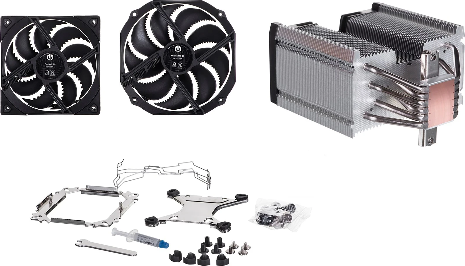 Ftohës 5 Dual Fan SPC307, 14/12 cm, i zi 