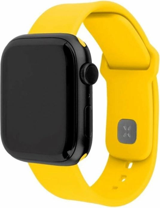 Rrip silikoni sportiv Fixed Silicone Sporty Strap Set për Apple Watch 38/40/41 mm, i verdhë, 1 copë