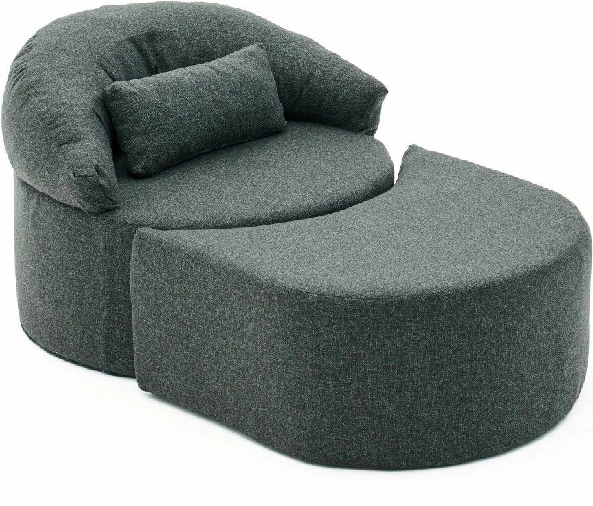 Krevat-karrige një vendës, Pitta, ngjyrë antracit, Atelier del Sofa