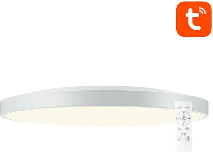 Llambë tavani smart Gosund LB13, 30cm, Bluetooth, 16M ngjyra RGBCW, 1600lm, me telekomandë, Bardhë