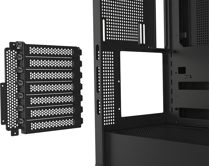 Kasë COUGAR FV270 mid tower, tempered glass, ATX, RGB, e zezë