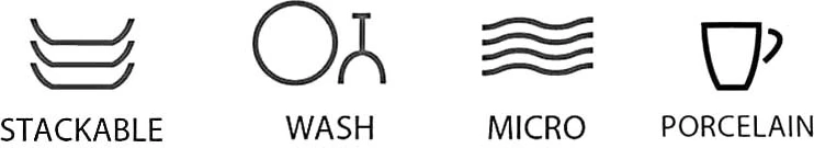 Nënfilxhan porcelani Fine Dine Pure Crema 160 mm, set 12 copë, krem