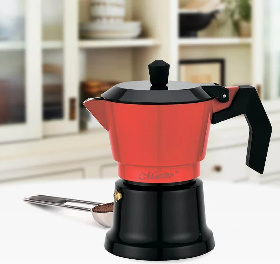 Moka pot Maestro MR-1657-3, 150 ml, Alumini, 1 copë