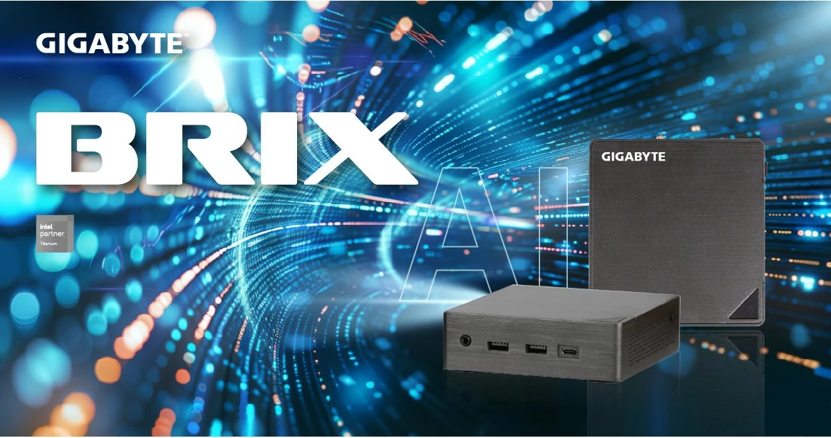 Mini-PC Gigabyte BRIX GB-BRU7-255H (D) Arrow Lake, zi