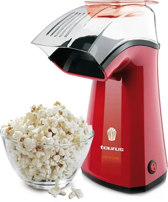 Makineri për kokoshka Taurus Pop'n'Corn, 1100 W, Kuqe