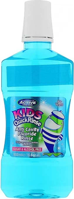 Shpëlarës goje për fëmijë Active Oral Care Kids Quick Rinse 500ml
