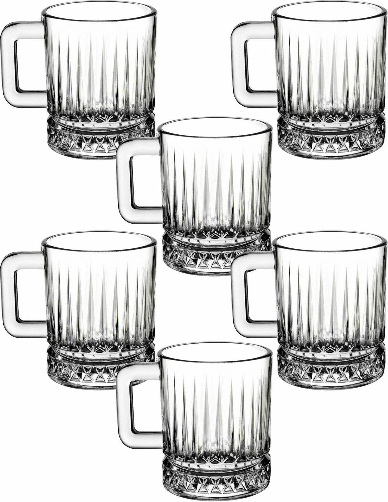 Set gotash prej qelqi (6 copë), Hermia, SG9200GCL