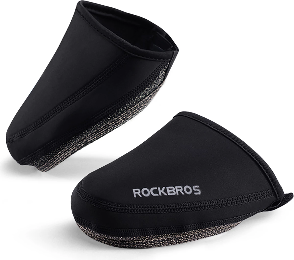 Mbrojtëse maje këpucësh për çiklizëm Rockbros LF1030, 36-42 cm, kundër erës dhe të ftohtit, çift, e zezë