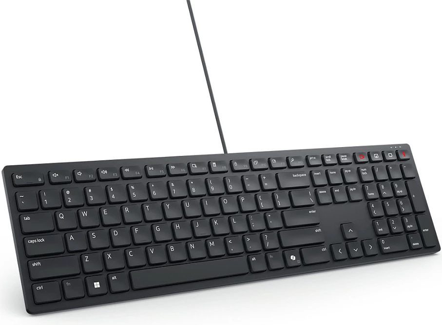 Tastierë DELL KB525C, full-size, USB, plunger key switch, QWERTZ, e zezë