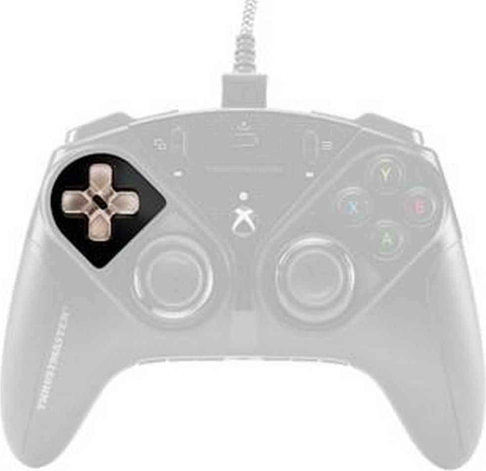 Modul D-pad Thrustmaster ESWAP X D4XB për ESWAP X Pro Controller, e zezë/argjendtë, 1 copë