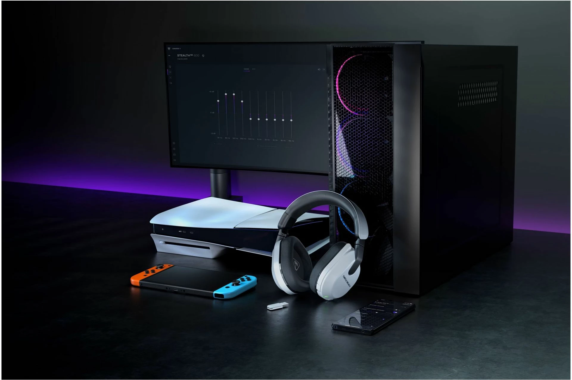 Kufje gaming Turtle Beach Stealth 600 (Xbox), wireless/Bluetooth, surround sound, 80h bateri, të bardha
