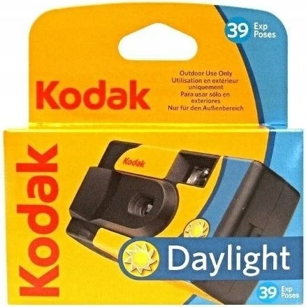 Aparat fotografik i disponueshëm Kodak DAYLIGHT, 39 foto, pa blic, me film ngjyrë