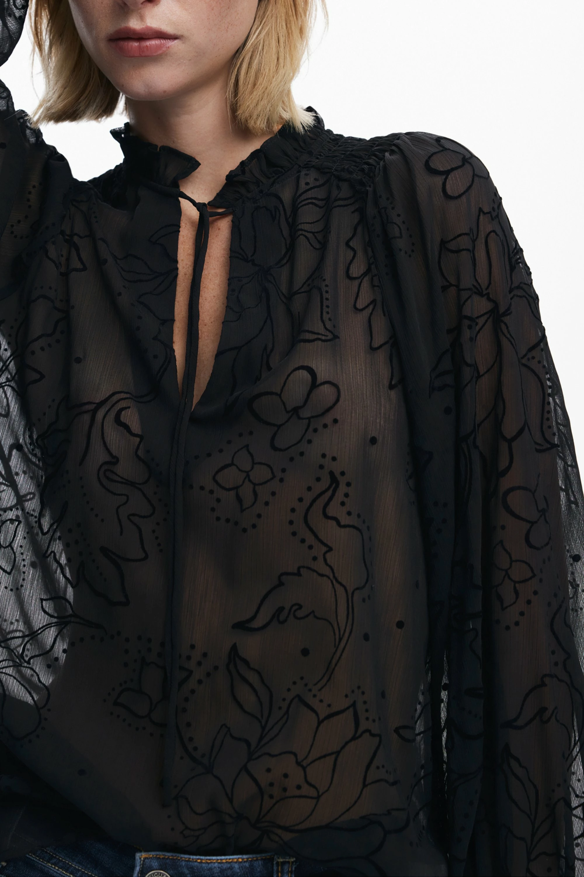 Bluzë Desigual femra, e zezë