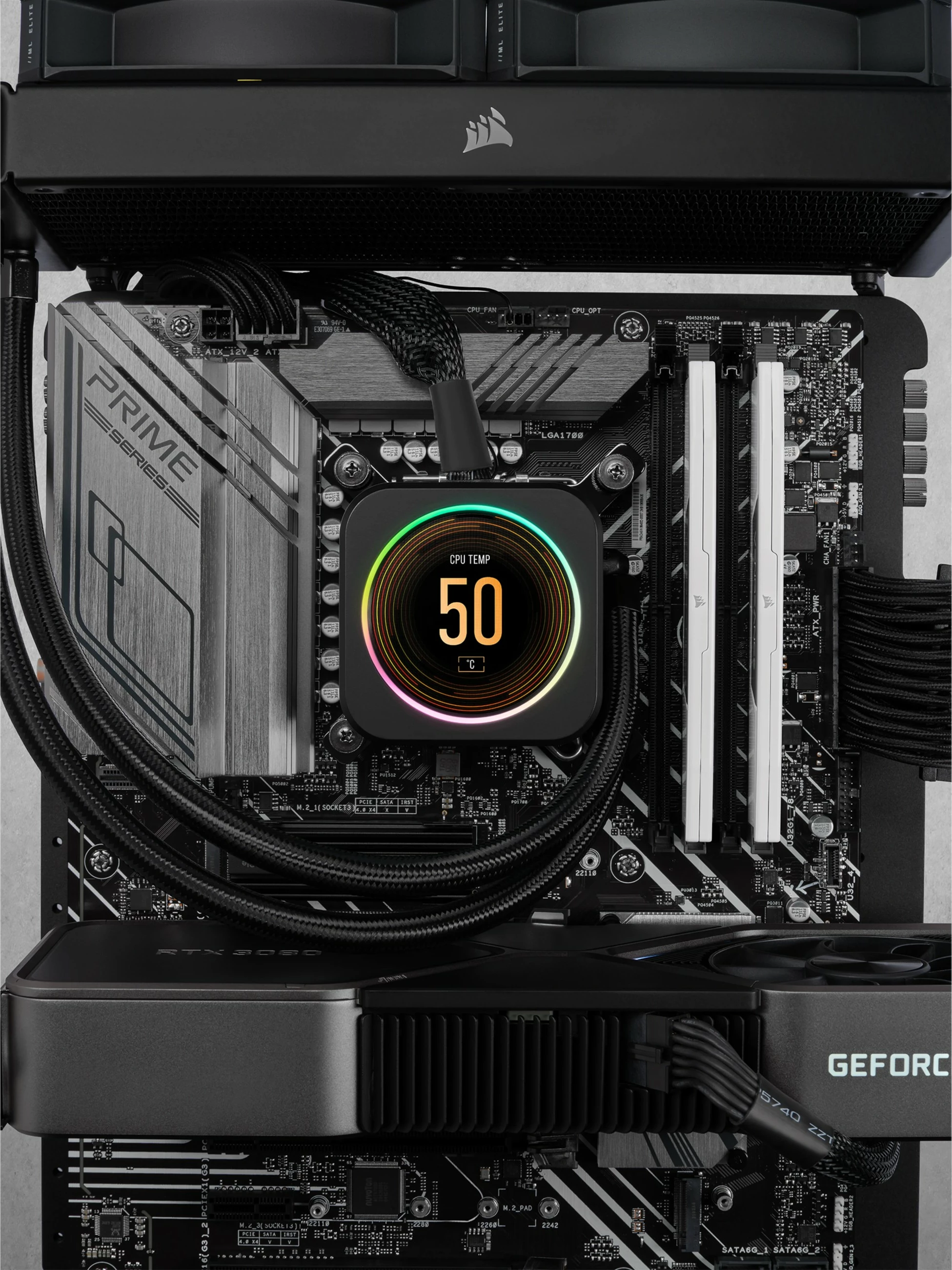 RAM Memorje Corsair Vengeance 32GB (2x16GB) DDR5 5200MHz, e bardhë