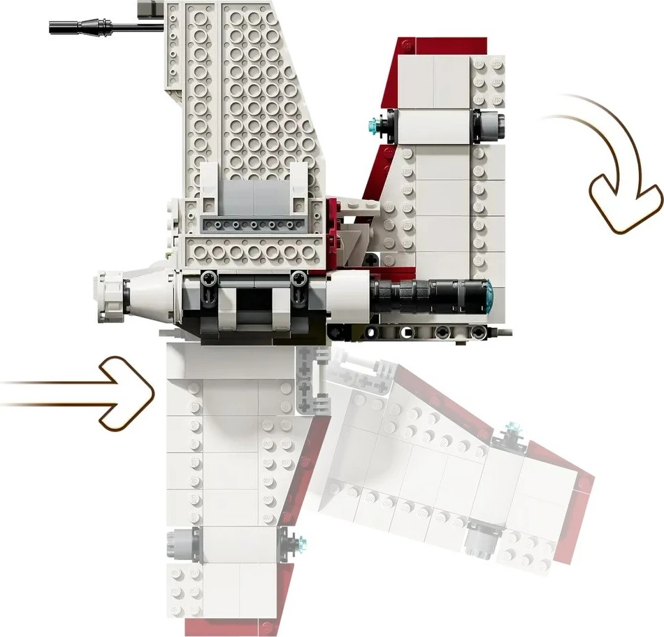 Set LEGO Star Wars V-19 Torrent Starfighter 75432, 567 pjesë, me 3 minifigura