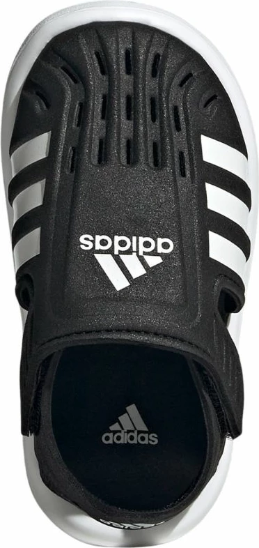 Sandale për fëmijë adidas, të bardha/ të zeza