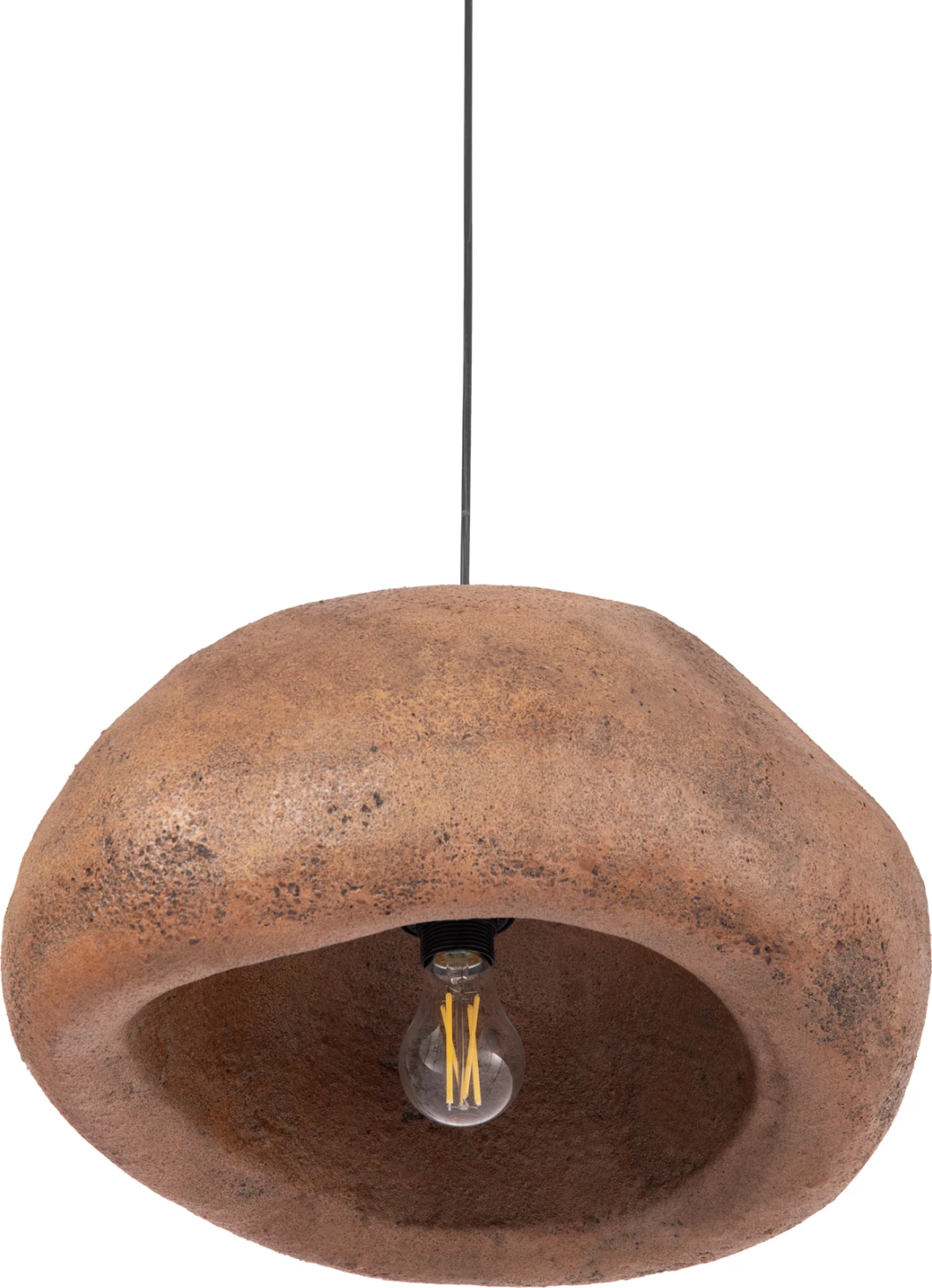 Llambë varëse për tavan, pamje guri, STONER (M) FH4418, bezhë e errët, 56x31x31H cm.