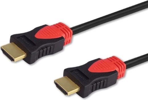 Kabllo Savio CL-113 HDMI cable 5 m, HDMI Type A, e zezë / e kuqe