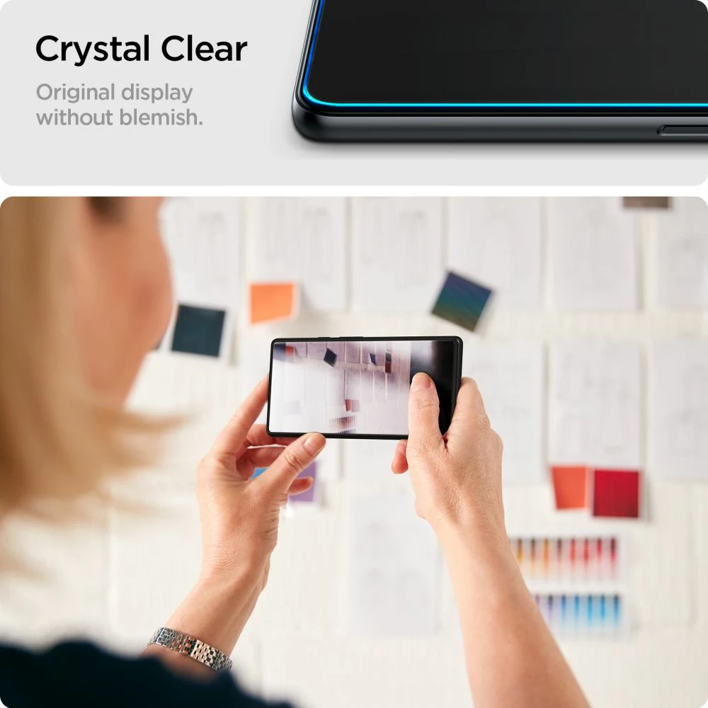 Xham i temperuar Spigen Glas.tR Slim për Samsung Galaxy A15/A25 4G/5G, 2 copë