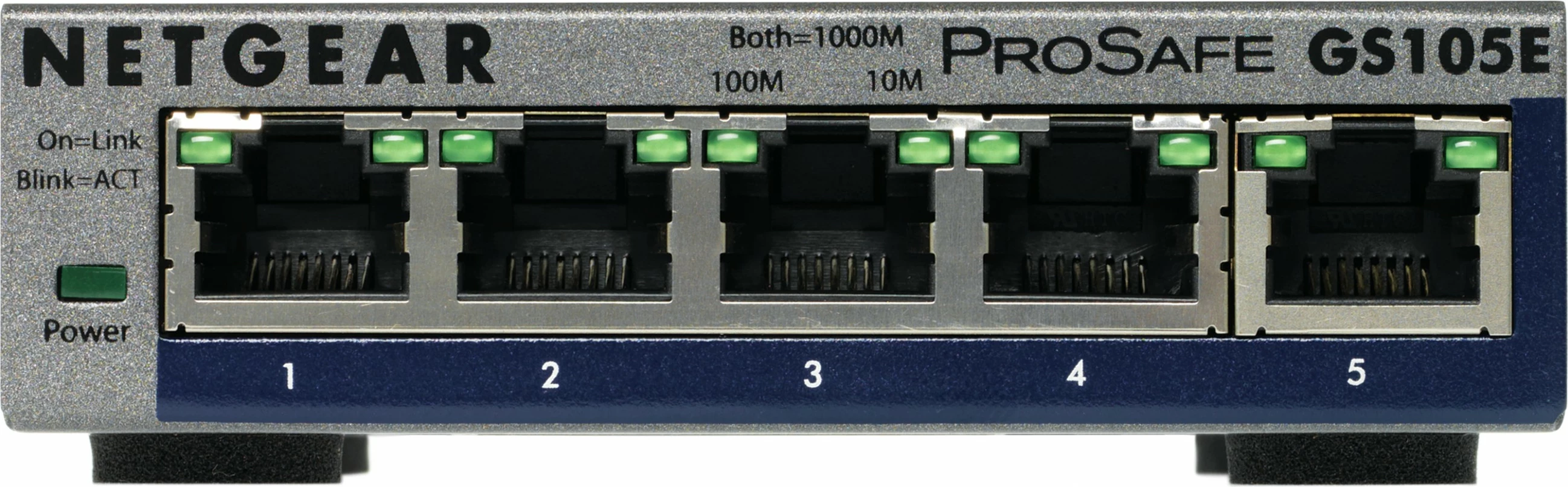 Switch NETGEAR GS105E-200PES, Managed, L2/L3, Gigabit Ethernet, Gri
