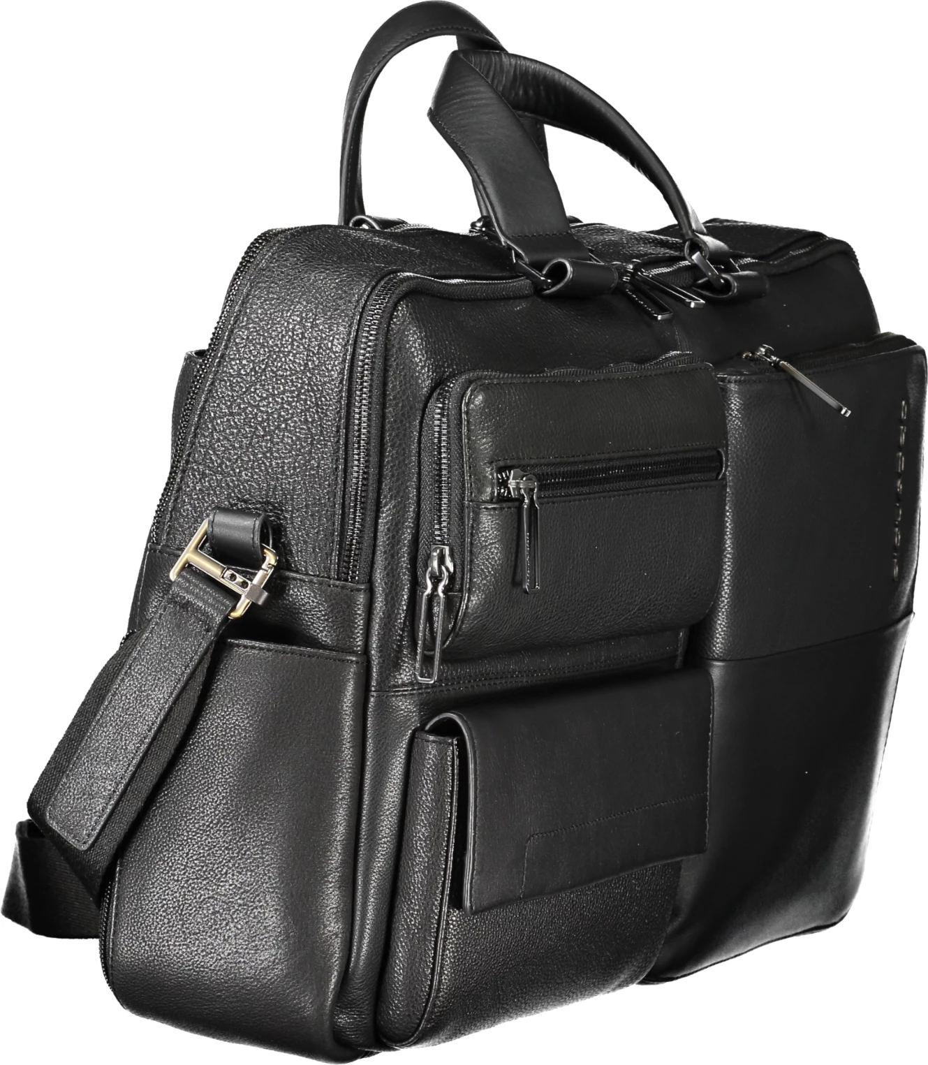 Çantë pune PIQUADRO për meshkuj, e zezë