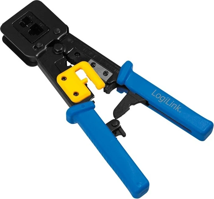 Zaciskarkë Logilink WZ0037, për RJ11/12/45/EZ, me prerës, ngjyrë blu-zezë