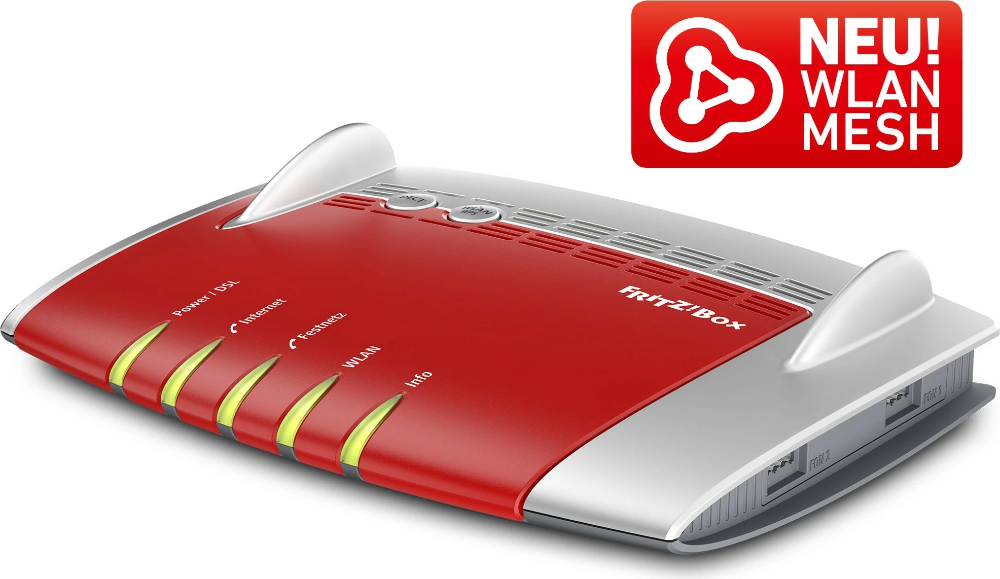 Router AVM FRITZ!Box 7490, WLAN, A/VDSL, kuqe