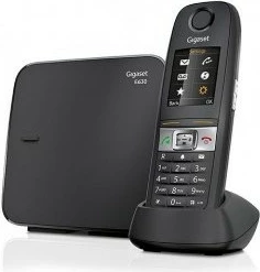 Telefon DECT Gigaset E630, Speakerphone, 200 kontakte, Caller ID, Ngjyrë e zezë