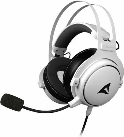 Kufje Sharkoon Skiller SGH50, Wired, Gaming, 10 - 40000 Hz, Black, White