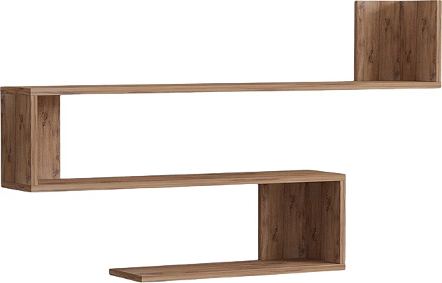 Raft muri Zeta, ngjyrë sonoma, 120x20x71cm