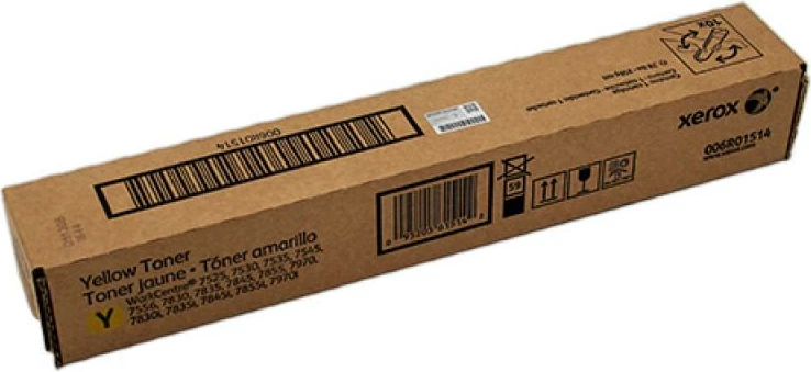 Toner, Xerox, 006R01514 për WorkCentre 7545, kapacitet 9,750–23,700 faqe, verdhë