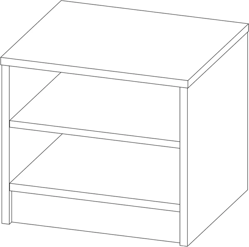 Komodinë e hapur Navi