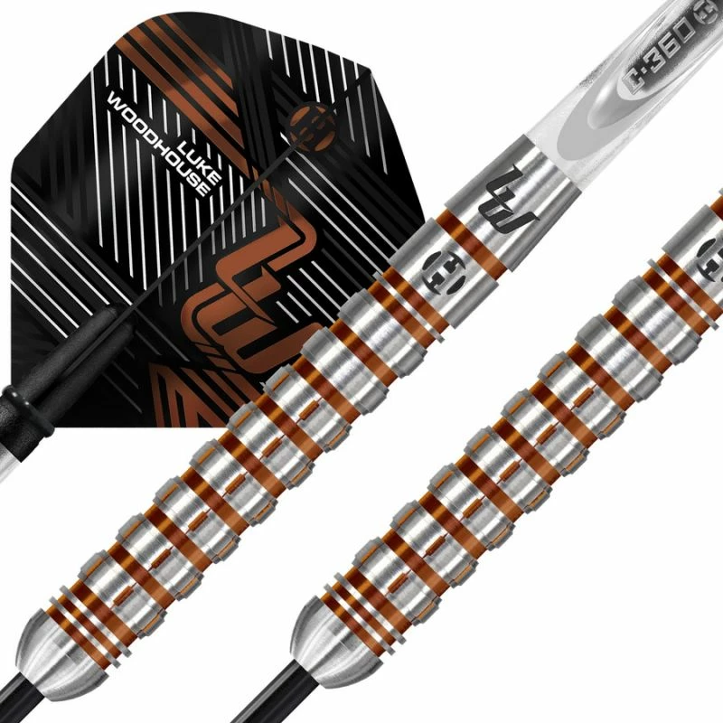 Shigjeta dart Harrows për meshkuj/femra, kafe/zeza