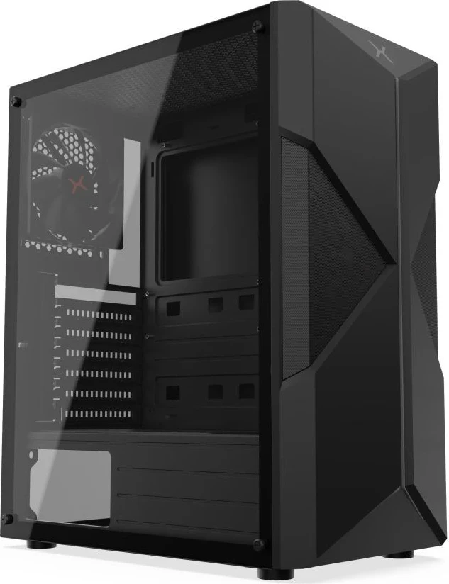 Kasë kompjuterike Krux Astral, e zezë 