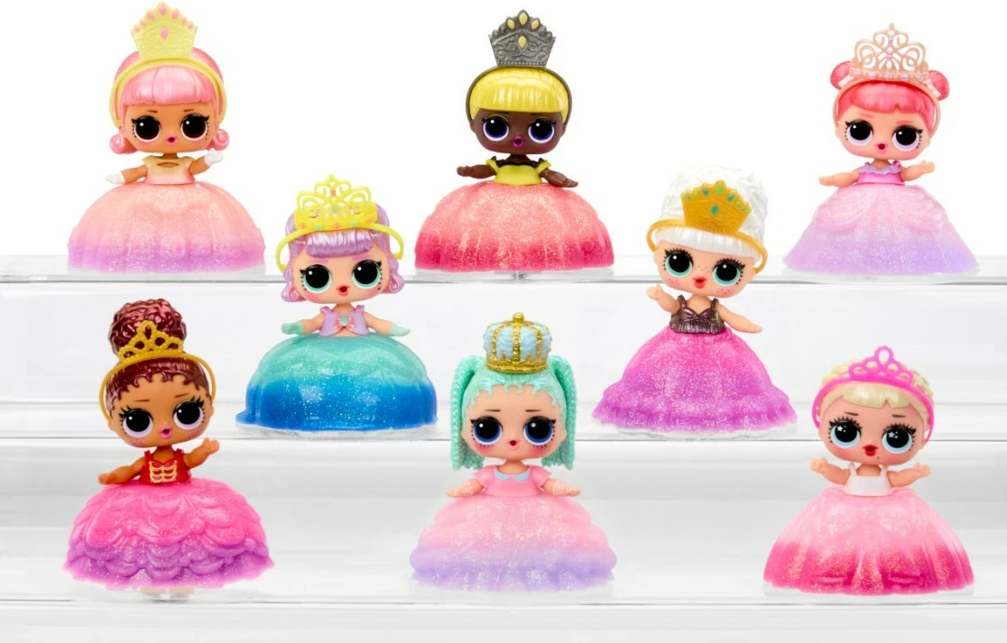Kukull L.O.L. Surprise Princess Tots, MGA, 1 copë, me fustan që ndryshon ngjyrë
