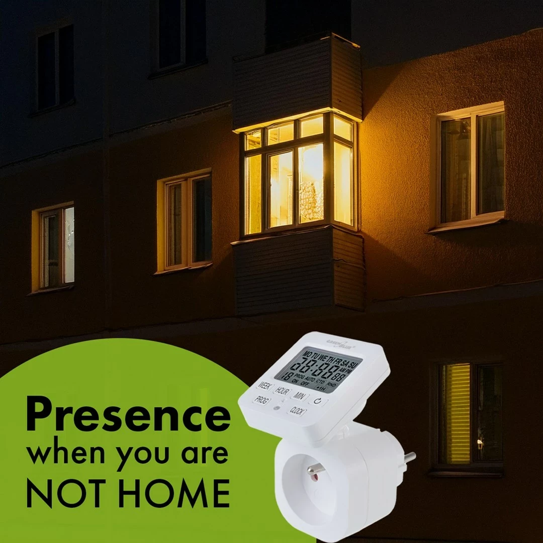 Programator GreenBlue GB605 E, 16A, i bardhë